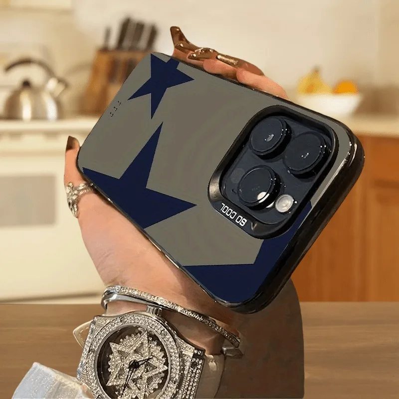 Funda de teléfono IMD para Samsung S25, fundas Galaxy S24 Ultra S23 FE S22 Plus A16 A26 A36 A56 A55 A54 A53 A25, funda con estampado de leopardo y estrellas