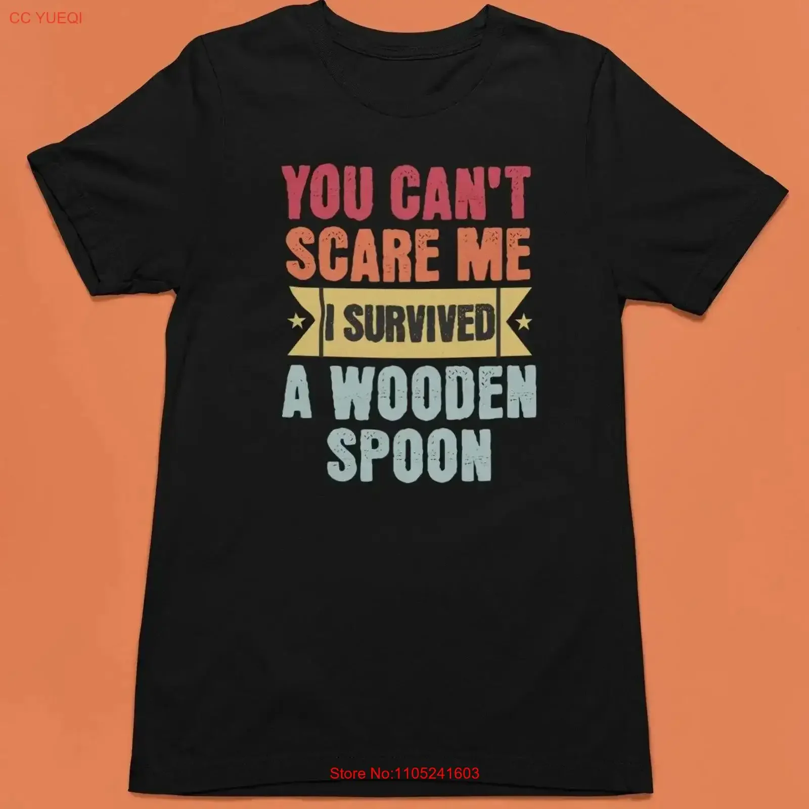 You Can't Scare Me T shirt Funny Survivor Italian Humor Sarcasm Expression Birthday vintage Washed designer clothes fashion