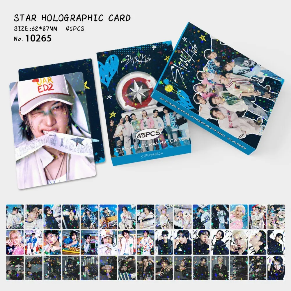 

45 шт. новый маленький альбом для открыток Stray Kids, коллекция DOIT KPOP, фотокарточка, двусторонняя карта ЛОМО, подарок, оптовая продажа, на складе