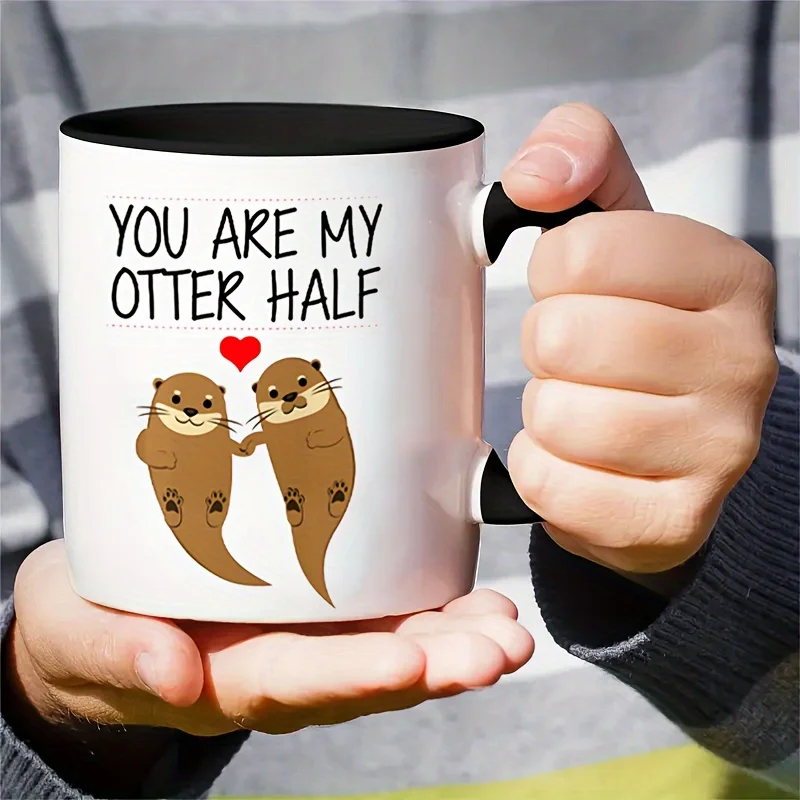 Ceramic Coffee Cup with Heart Reminder Sturdy Durable Reusable Great Gift for Mother To Son for Home Office Use Perfect for Moth