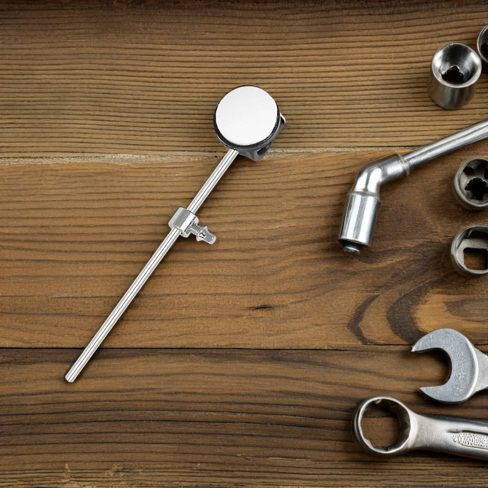 

2 шт. сменных басовых барабанных палочек: войлочная головка, металлическая ручка, регулируемая педаль для ударных установок и перкуссионных инструментов