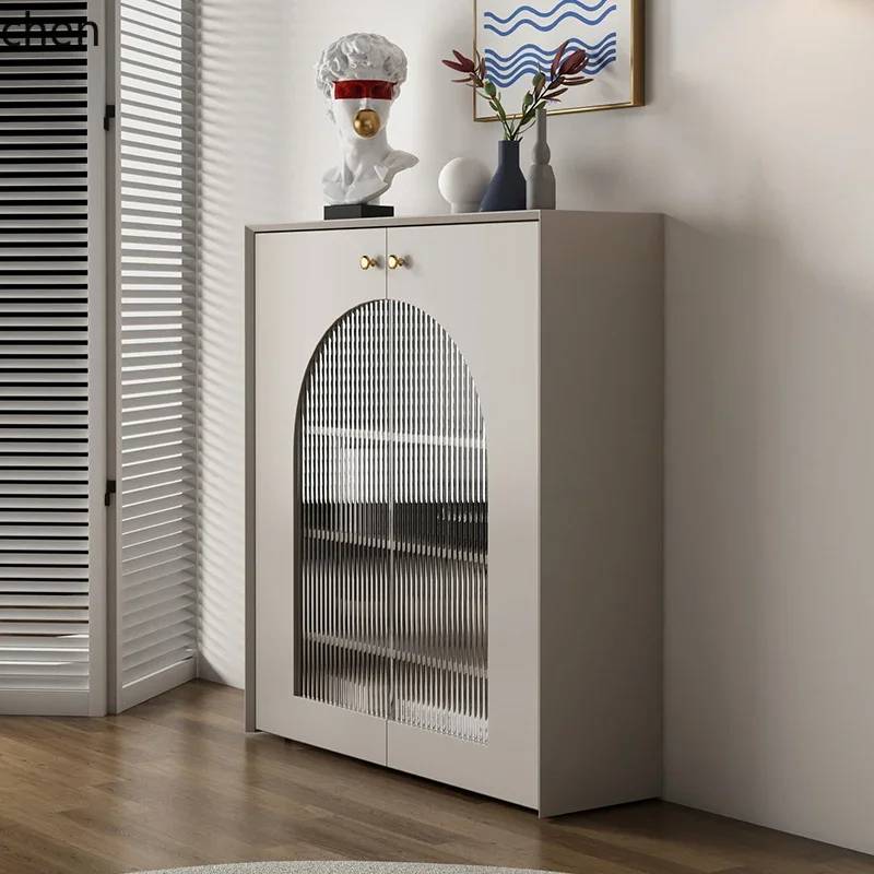 I-20 Lig Luxury Closet Fireplace Cabinet Retro Decoration Homestay Photography Shelf Display Display Cabinet