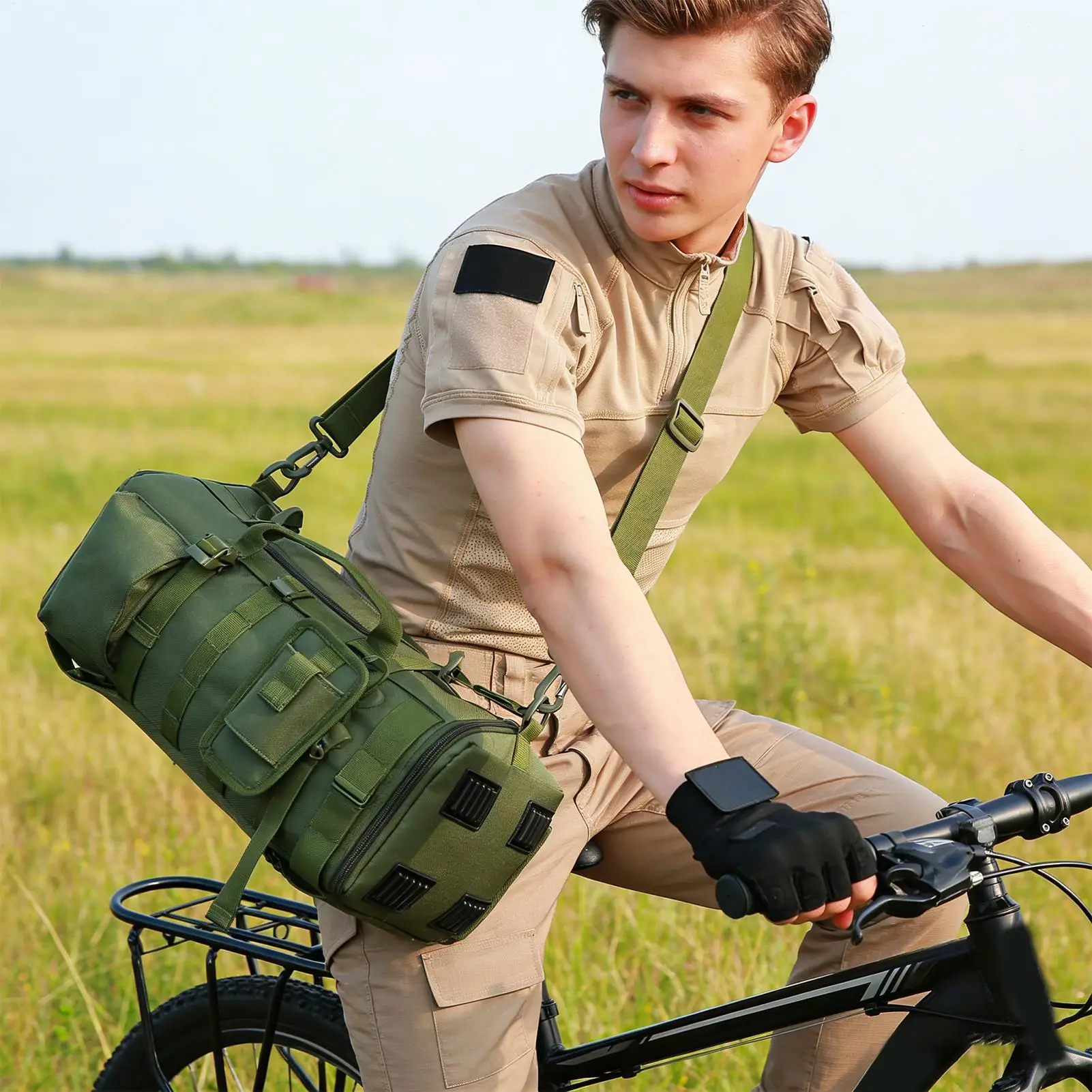 

Fishing Back Pack Multi Pocket Oxford Pack Backpack For Fishing With Rod Holder For Men Women Lures Bait Hiking Camping School