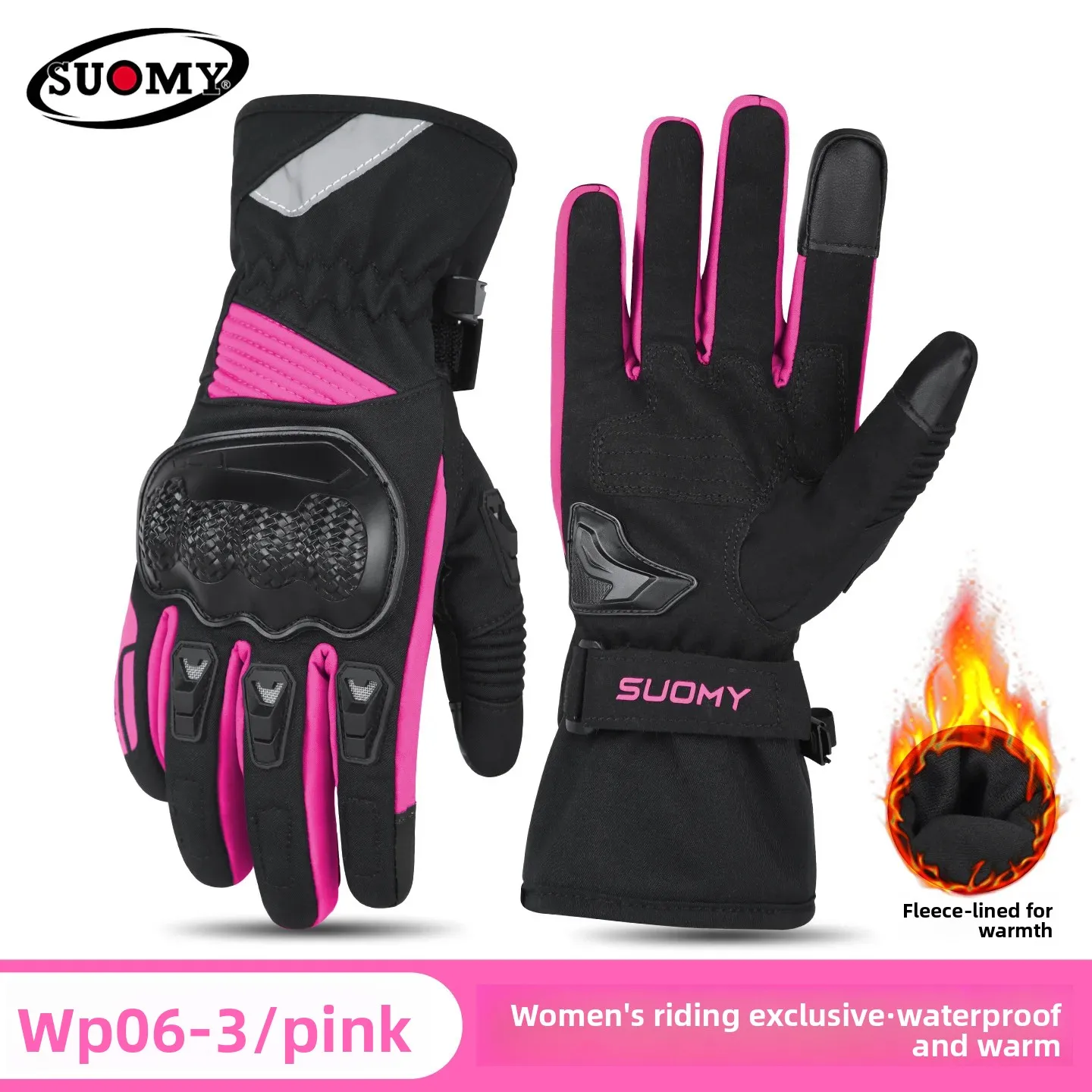 

Motorcycle Winter Gloves Waterproof Warm Riding Locomotive Off-road Anti-drop and Windproof GlovesTouch Screen Knight Equipment