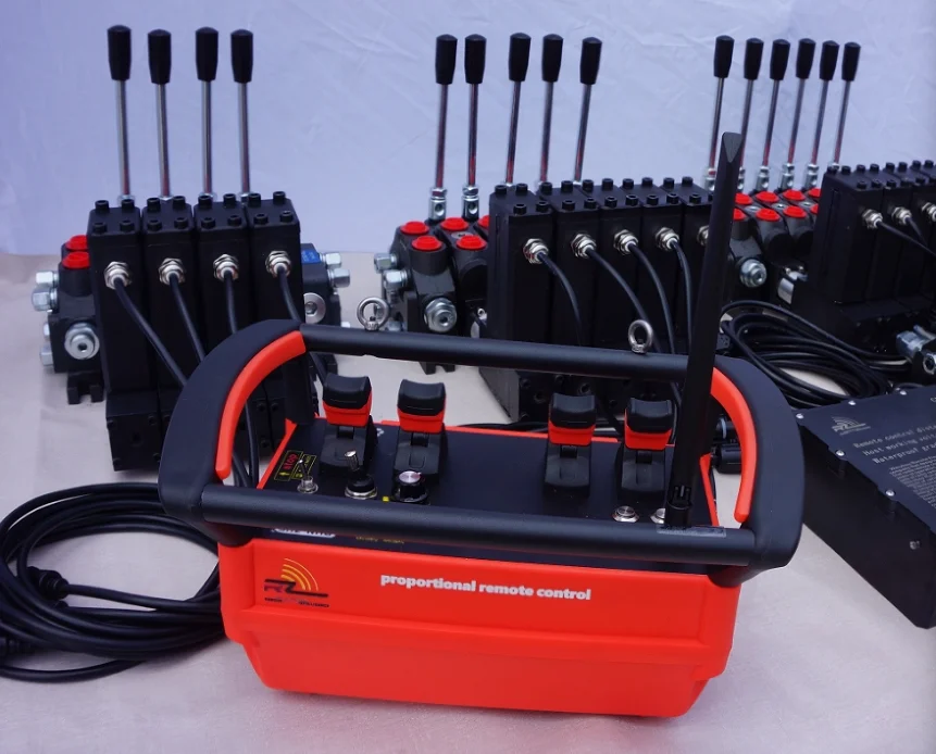 6-Function Hydraulic Valve Zoomlion Engine Motor Core Component Heavy-Duty Industrial Valve for Construction Equipment