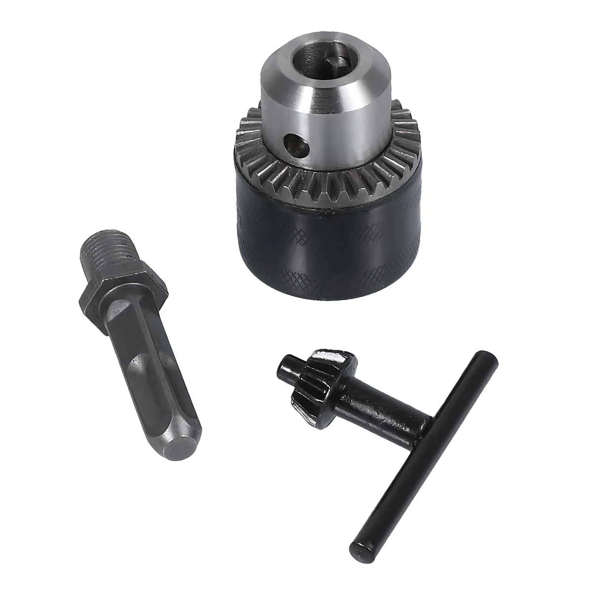 

3pcs Steel Drill Chuck Drilling Adapter Converter 1.5-13mm Drill Bits Converter Hand Drill Bits (Black)