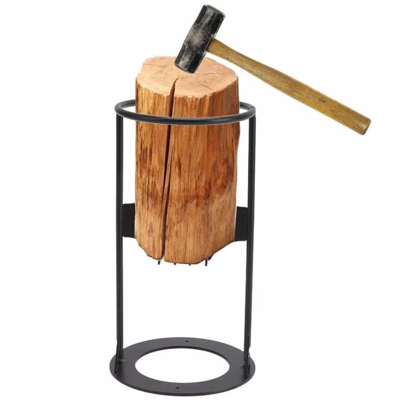 Firewood Splitter Save Labour Portable Wood Splitting Tool Wood Splitter Portable Iron Splitting Wedge Outdoors Wood Breaker