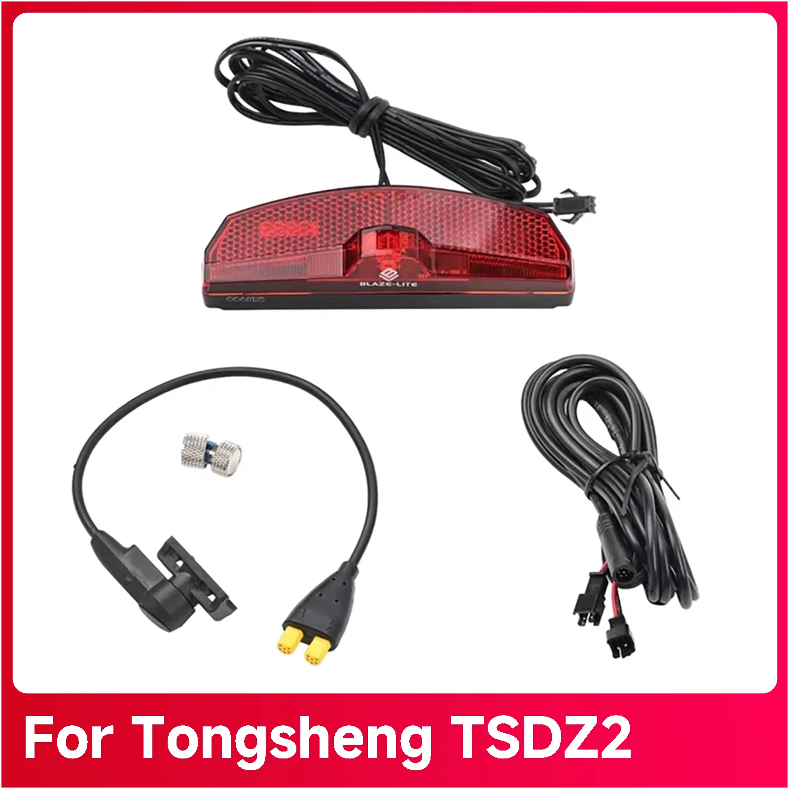 Tongsheng 36V/48V Speed Sensor TSDZ2 Mid-motor With Y Splitter for Headlight and Taillight Connections
