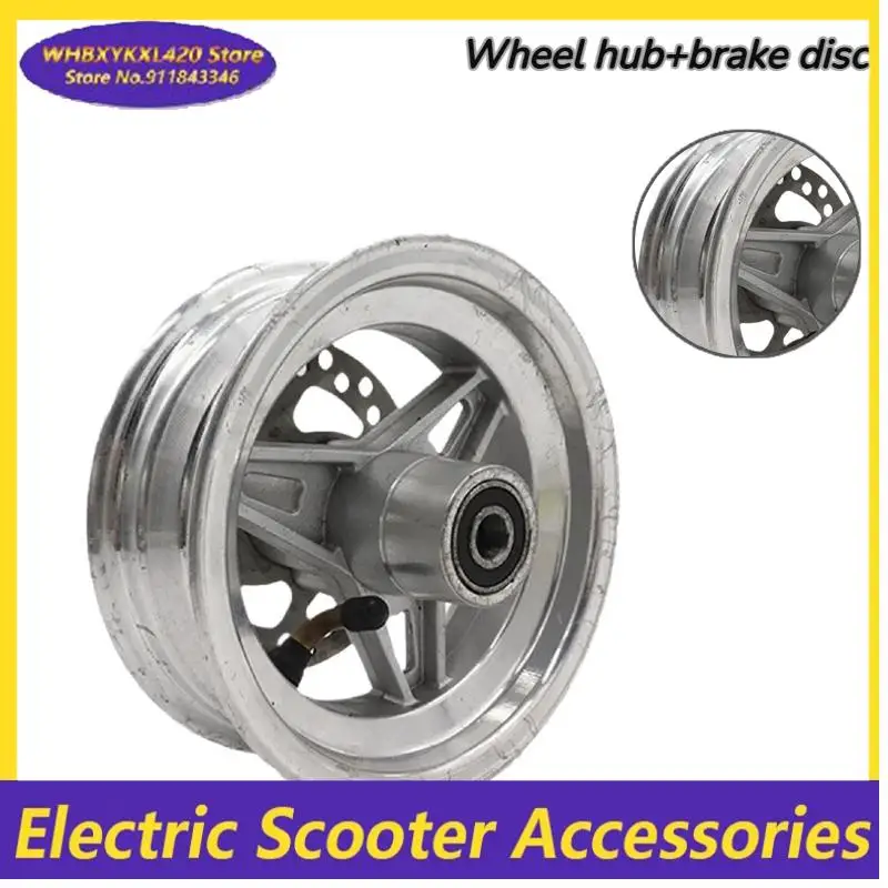 

6-дюймовая алюминиевая ступица дискового тормоза 10x6.00-6, шина, ступица переднего колеса для электрического скутера Citycoco