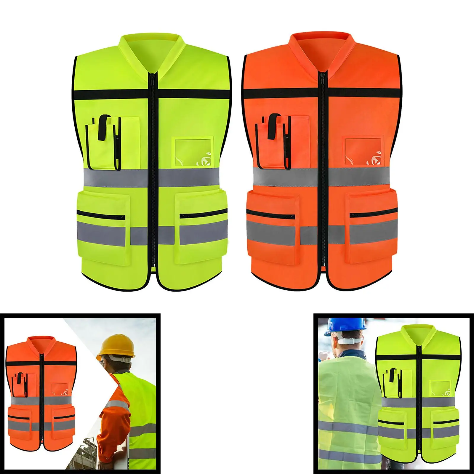 Reflective Vest High Reflective Strips Comfortable High Visibility for Running