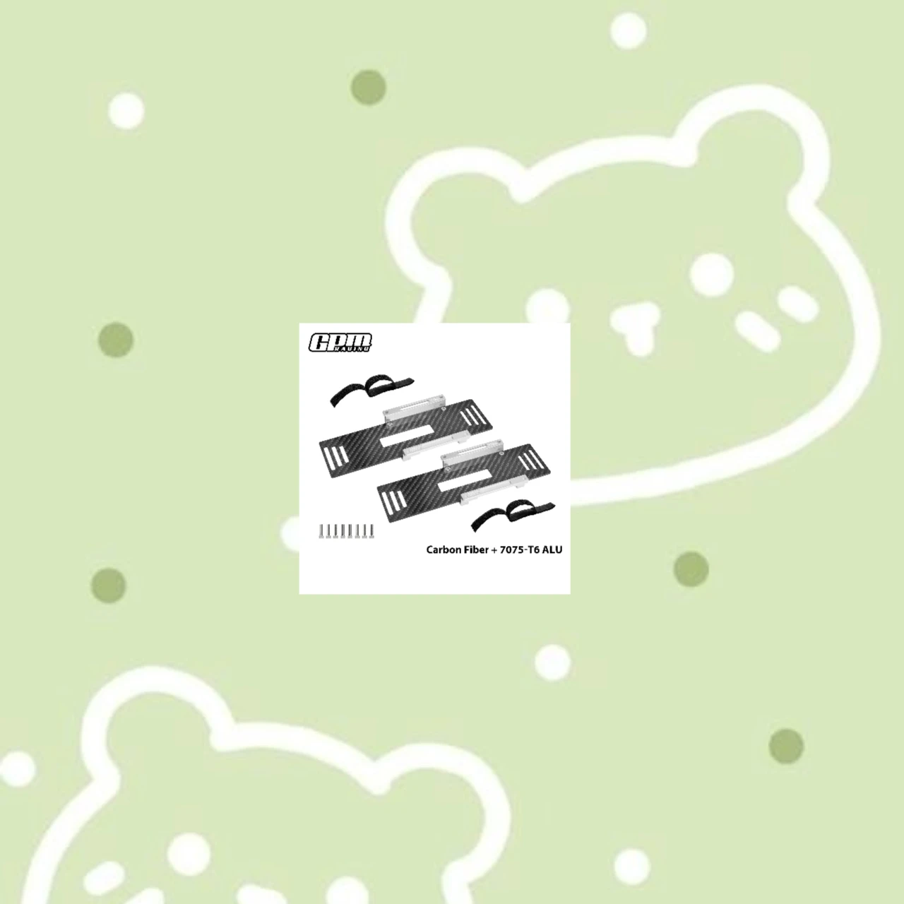 Carbon Fiber+7075 Alloy Battery Tray Set For PRO BOAT U-34 34