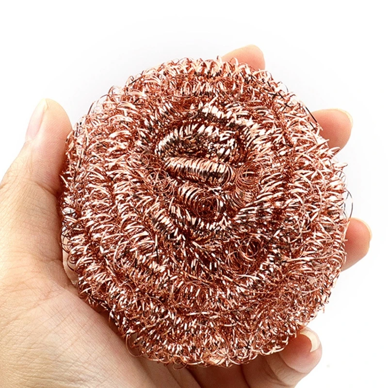 Soldering Tip Cleaner Portable Welding Dross Cleaner Cleaning Steel Ball Coiled Brass Tip Cleaner Mesh Filter Tin Remove
