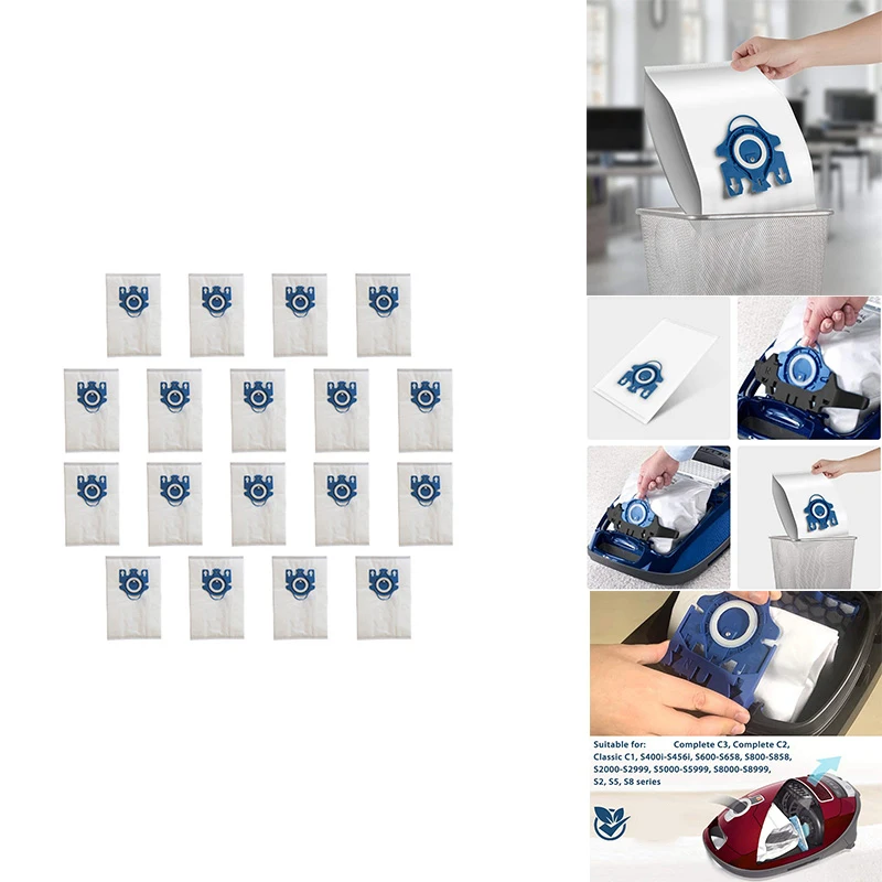 Staubbeutel für miele gn 3d Staubsauger komplett c3, komplett c2, klassisch c1, s400, s600, s800, s2, s5, s8