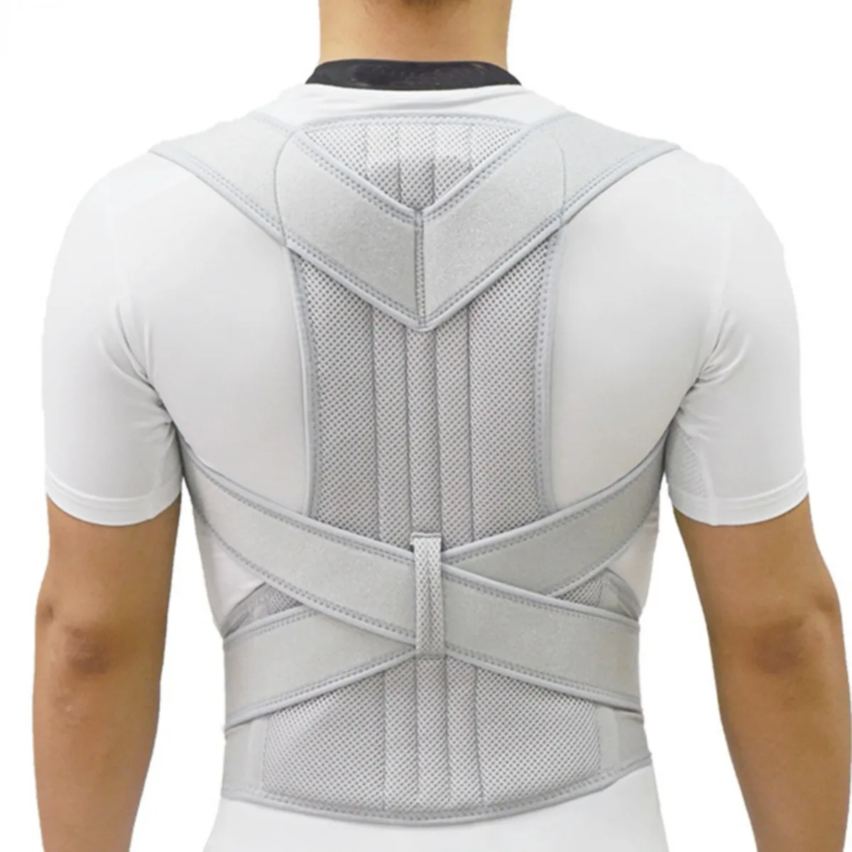Adjustable Back Posture Corrector for Men Women, Breathable Shoulder Spine Support Brace, 2 Colors &6 Sizes, Hunchback Correctio