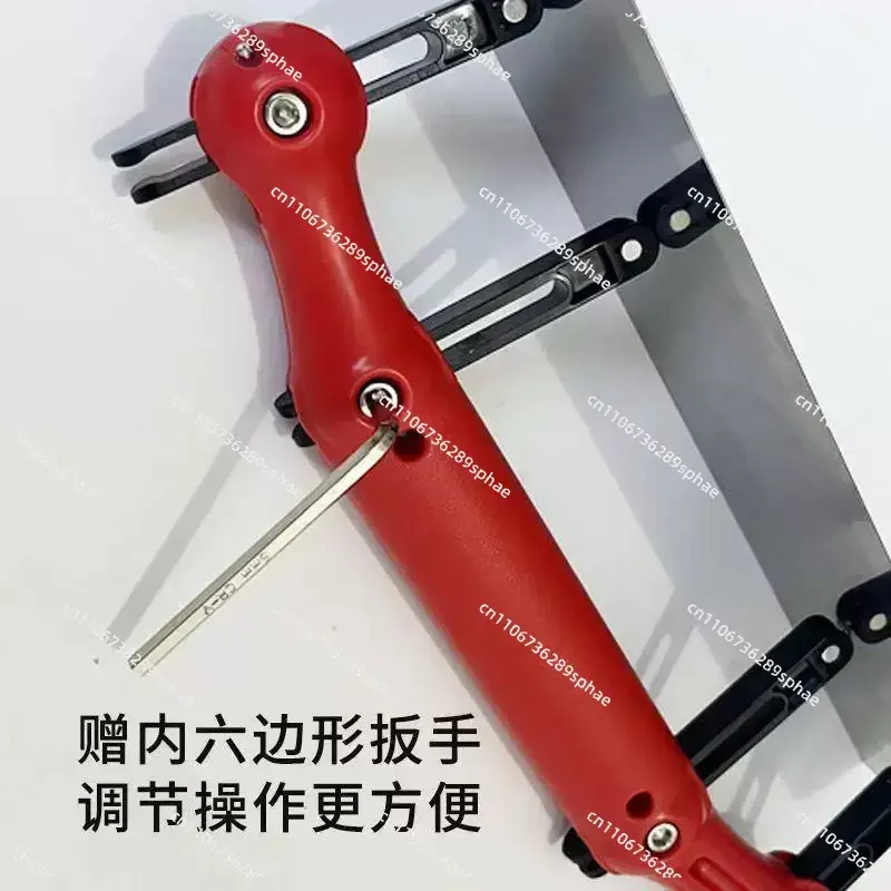 Adjustable arc plaster knife putty scraping artifact arc trowel  scraper cylinder inner and outer arc light receiving tool