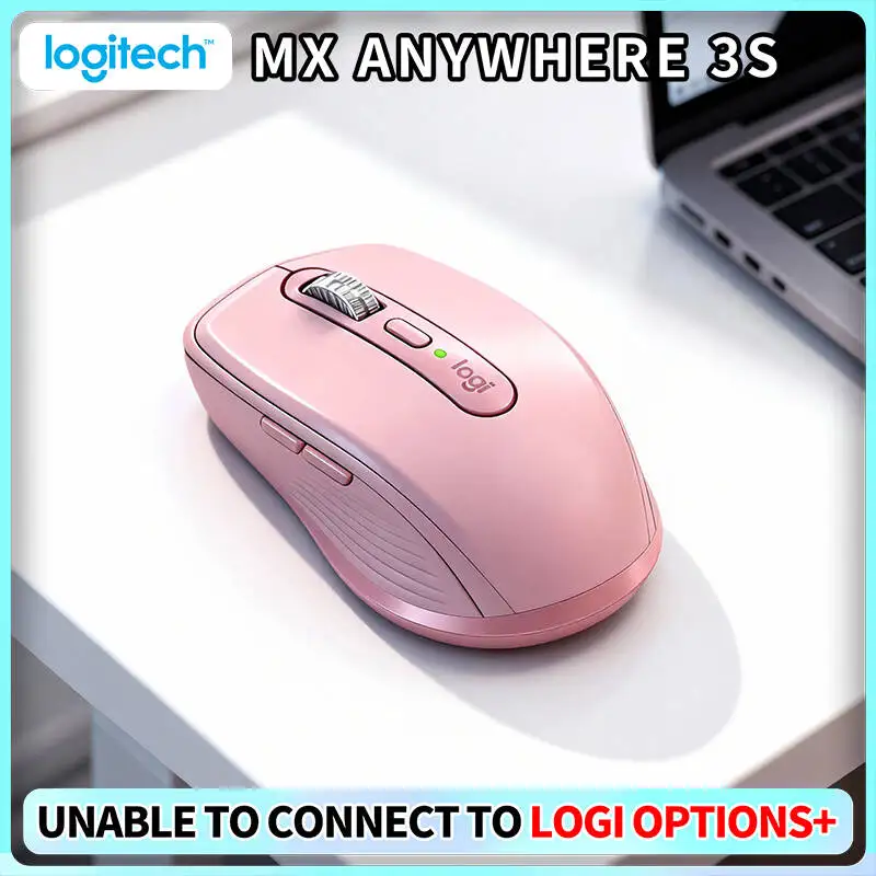 Wireless MX Anywhere 3S - 8K DPI, MagSpeed Scroll, Anti-Slip, Perfect for Photography Creative Studio & Design Task