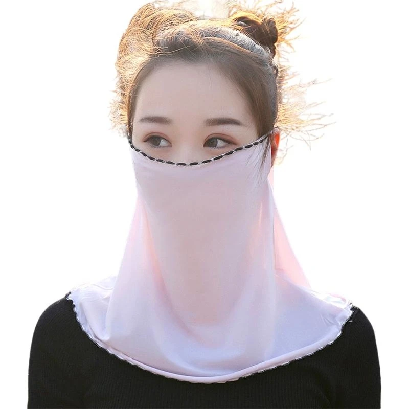 652F 유니osex 페이스 스카프 반다나 반 마스크 목 목 하이킹 아이스 실크 낚시 자전거 헤드 밴드