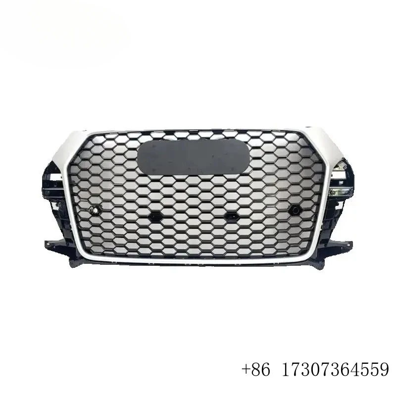 

Решетка переднего бампера Tuut RSQ3 для Audi Q3 SQ3, обновление 2016-2018, черная, под карбон, сетчатая, аксессуар для модификации