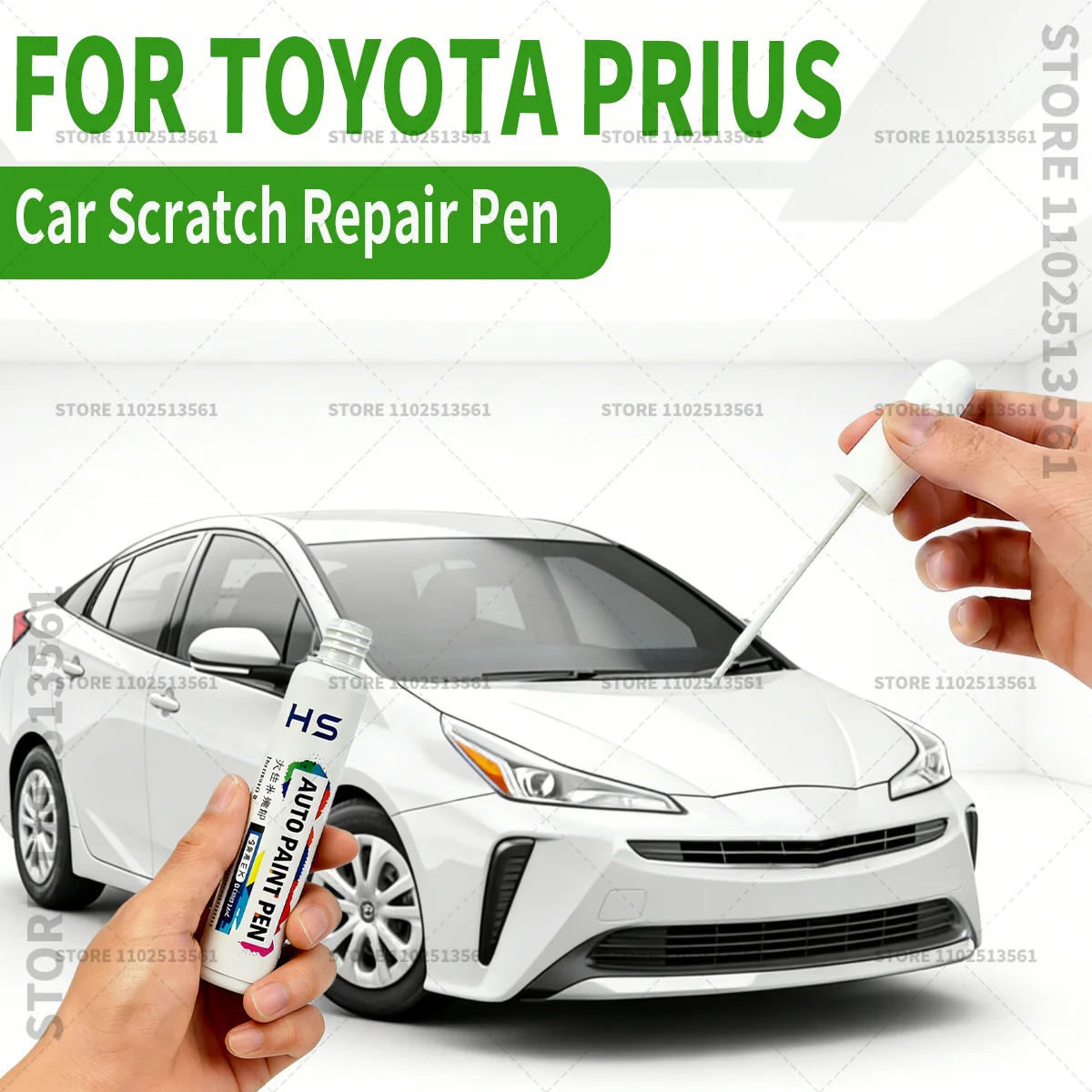 

Ручка-корректор для ремонта лакокрасочного покрытия автомобиля, аксессуары для устранения царапин, цвета: перламутровый белый, черный, синий, серый, серебристый, для TOYOTA Prius 2003-2025 годов