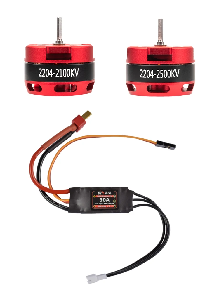 9IMOD Borstelloze ESC Motor Combo AM32 30A ESC 2204 Motor Voor RC 1/18 1/24 SCX24 Crawler Auto