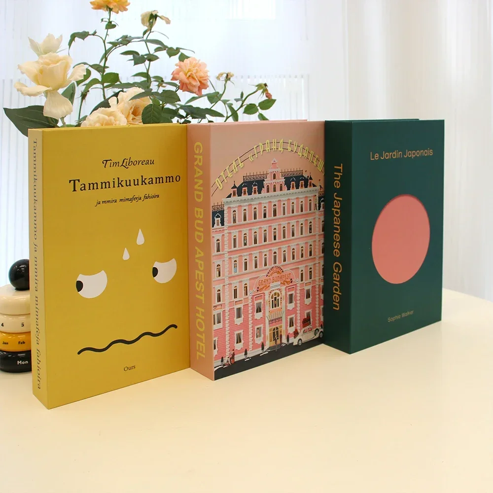 3-teiliges Set Faltbare Deko-Bücher für Wohnzimmer, Designer-Bücher als Couchtisch-Ornamente, Requisiten für Club, Hotel, Zimmer und Villa – Detail 13