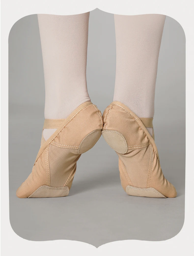 Frauen Ballett Tanz Schuhe Split Sohle Ballett Hausschuhe für Mädchen Kinder Atmungsaktive Ballett Schuhe Ballerina Tanz Hausschuhe Ballerinas – Detail 7