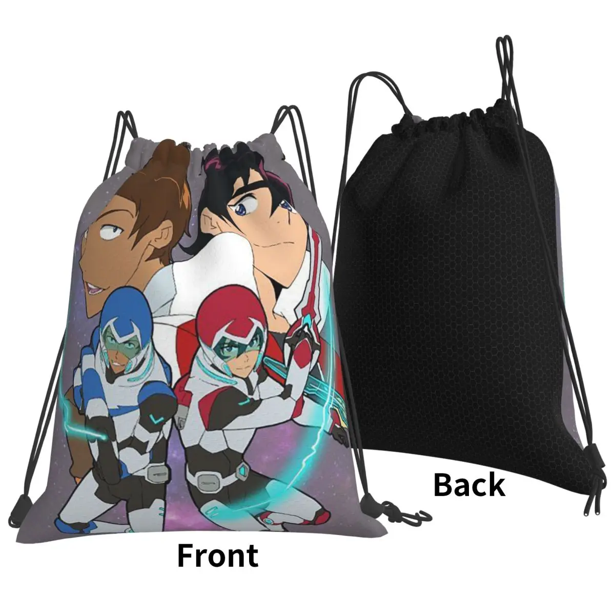 

Voltron Legendary Defender Keith Lance Anime Backpacks Portable Drawstring Bags Sports Bag Book Bags for Travel Students