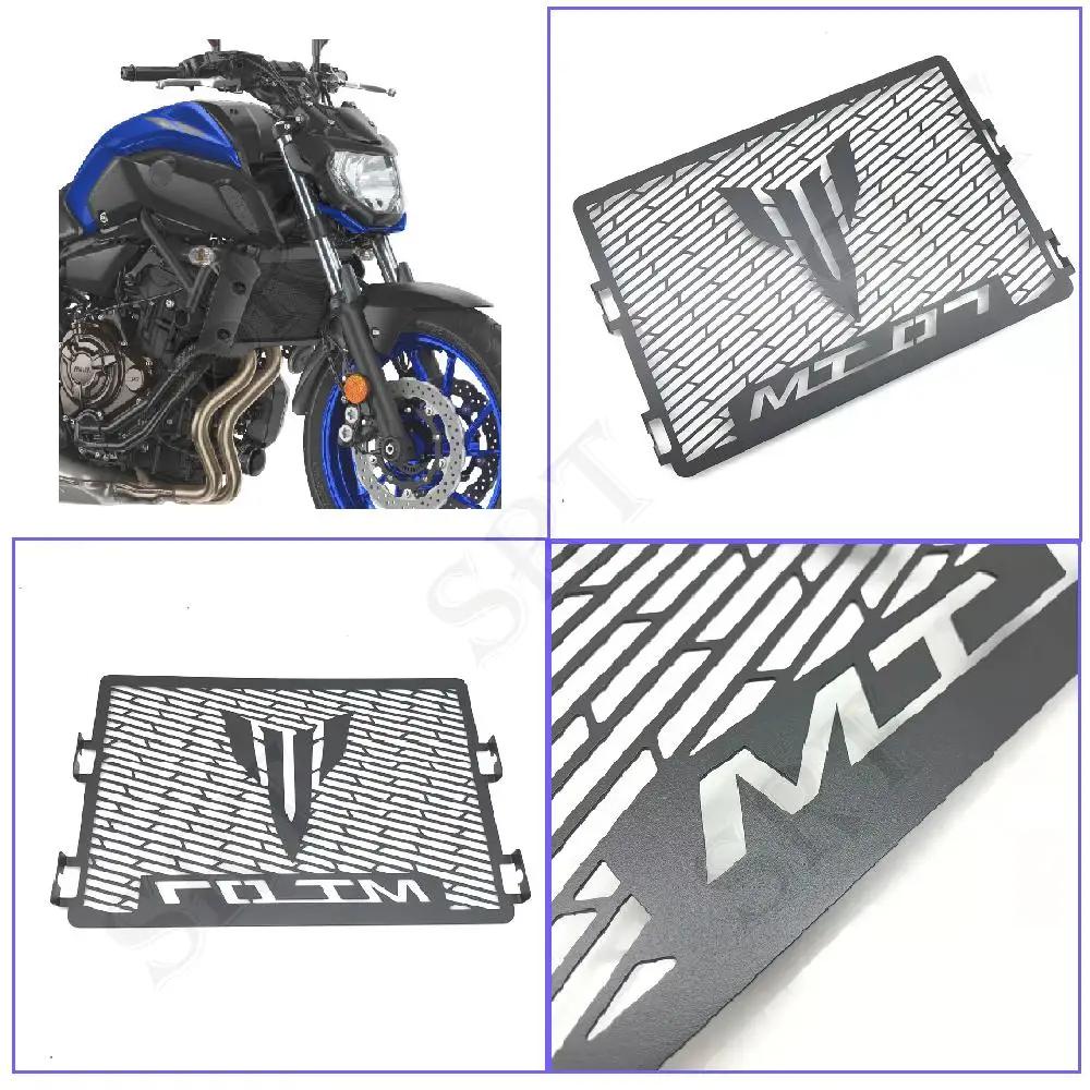 

Fit For Yamaha MT07 MT-07 TRACER 700 Motorcycle Accessories Engine Radiator Grille Guard Cooler Protector Cover 2014-2023