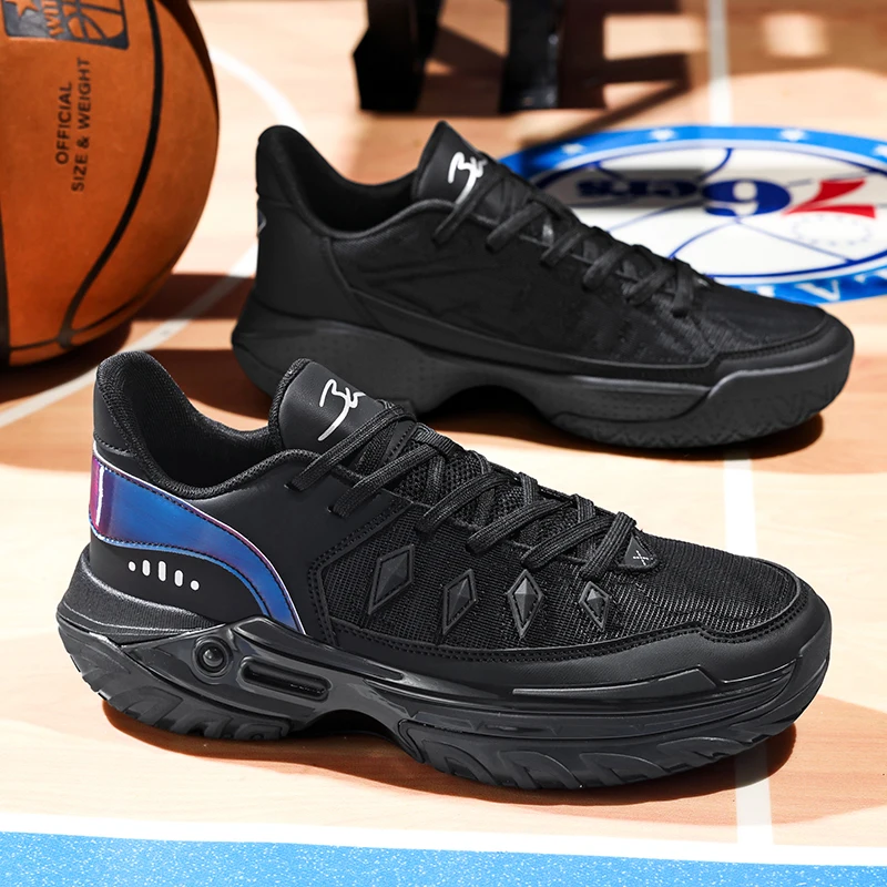 New Trend Outdoor Sports Unisex Shoes Thick Soled Basketball Couples Training Shoe Breathable Training Sneakers Mens Womens