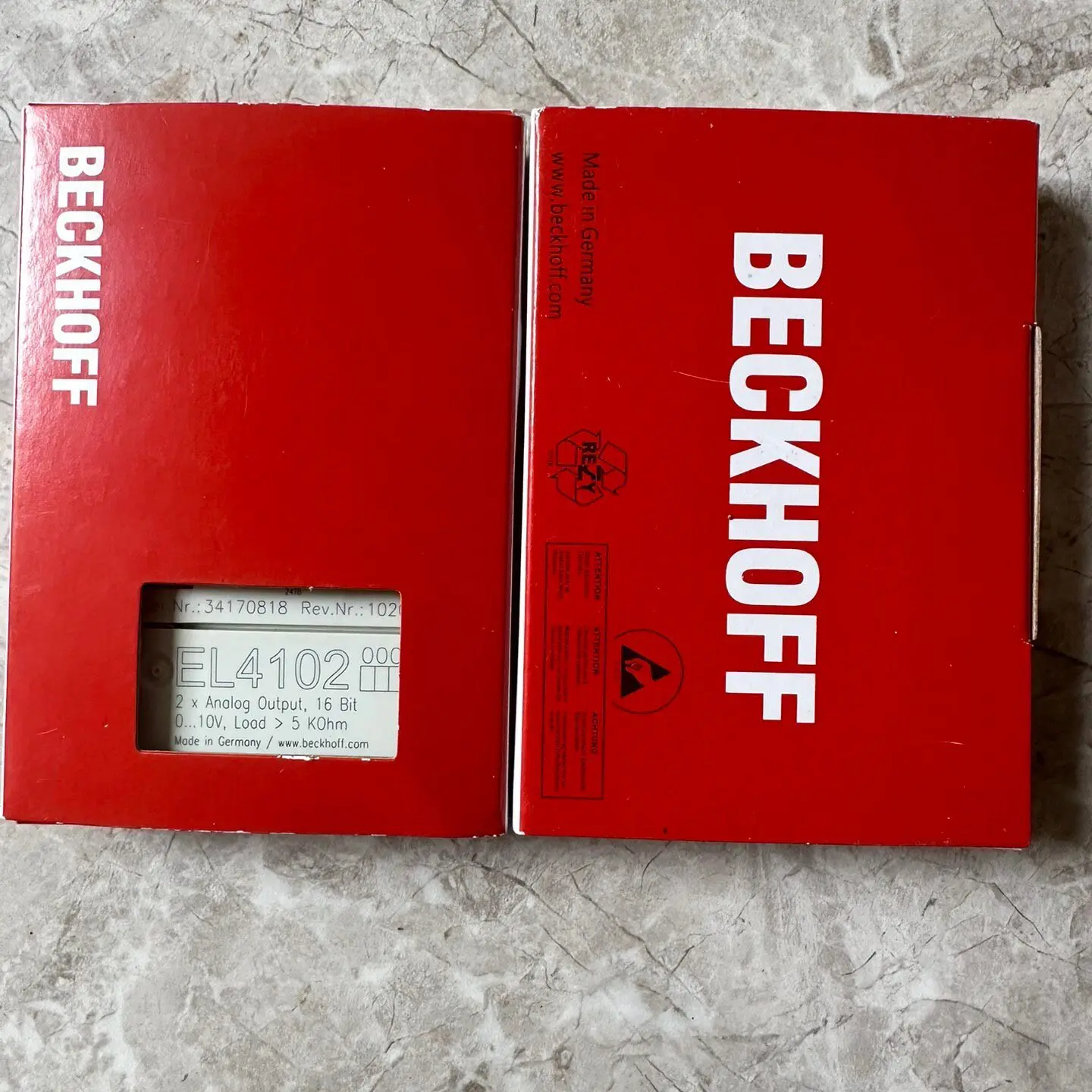 Beckhoff module EL4102 is brand new and original.