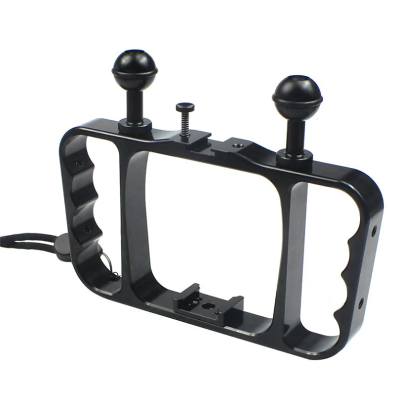 

Y45A-Double-Handheld Diving Bracket Flashlight Bracket For Gopro 13 Camera For Underwater Sports, Photography, Selfie
