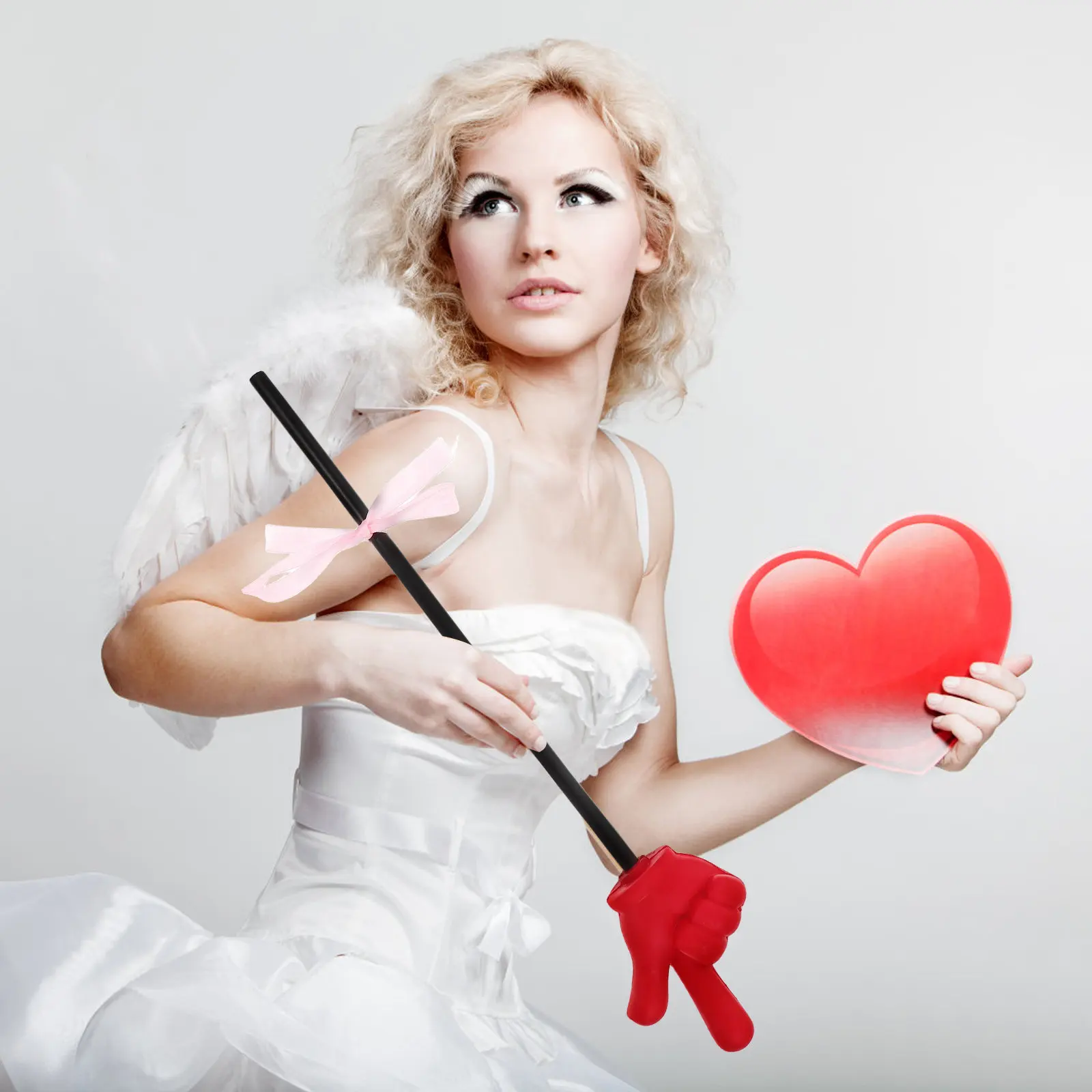 

Комплект реквизита для костюма Купидона на День святого Валентина: аксессуары для маскарада и косплея, лук и стрелы в стиле Купидона, реквизит для пар