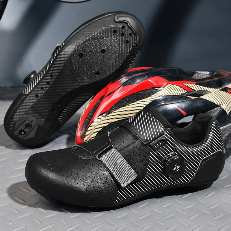 

Men Cycling Shoes Bike Speed Bicycle Sport Professional MTB Road Unisex Cleats Biking Racing Sneakers Fashion Rubber Flat Dirt
