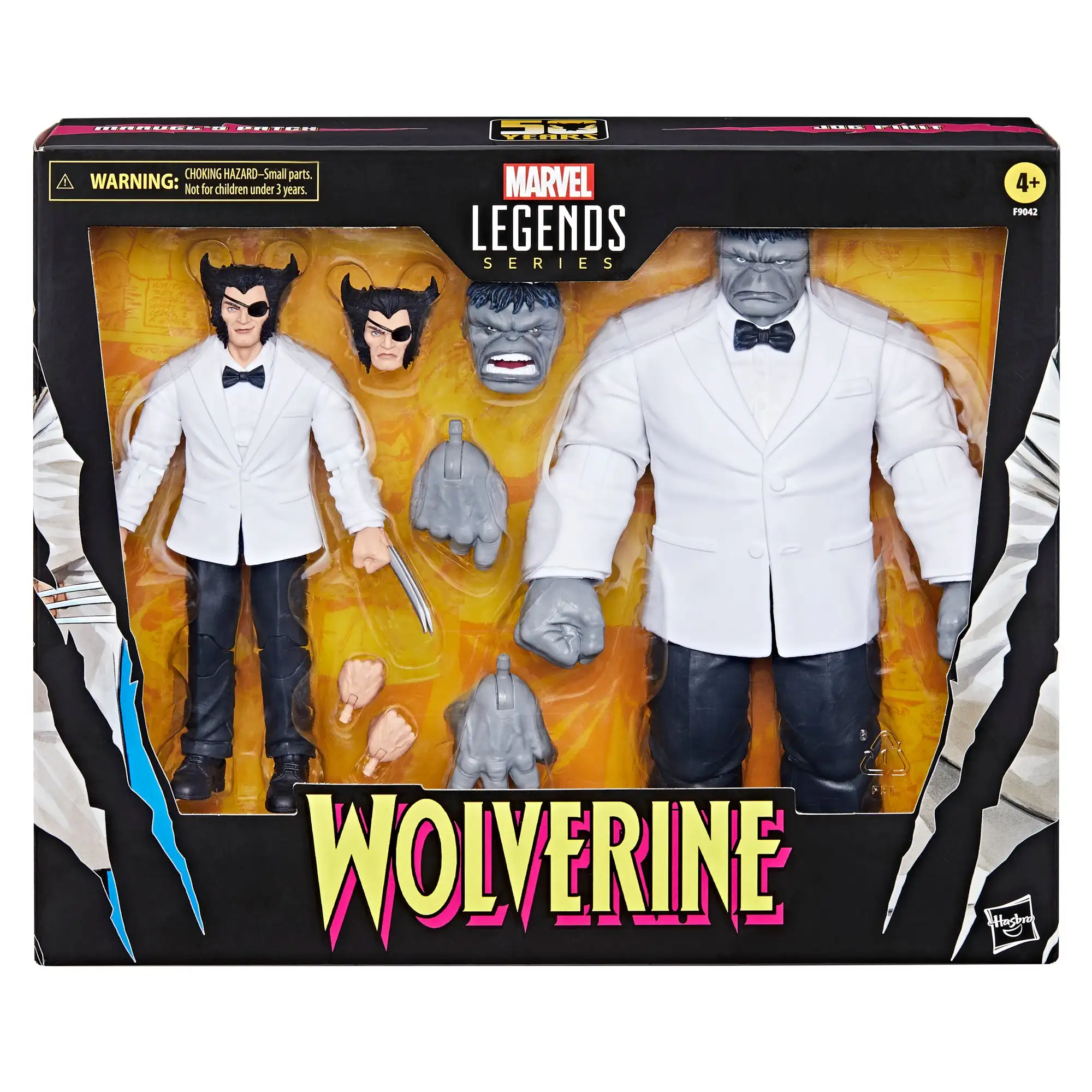 

Marvel Legends 50th Anniversary X-Men Wolverine Patch and Joe Fixit 6" Scale Action Figure X MEN Toys Doll Model