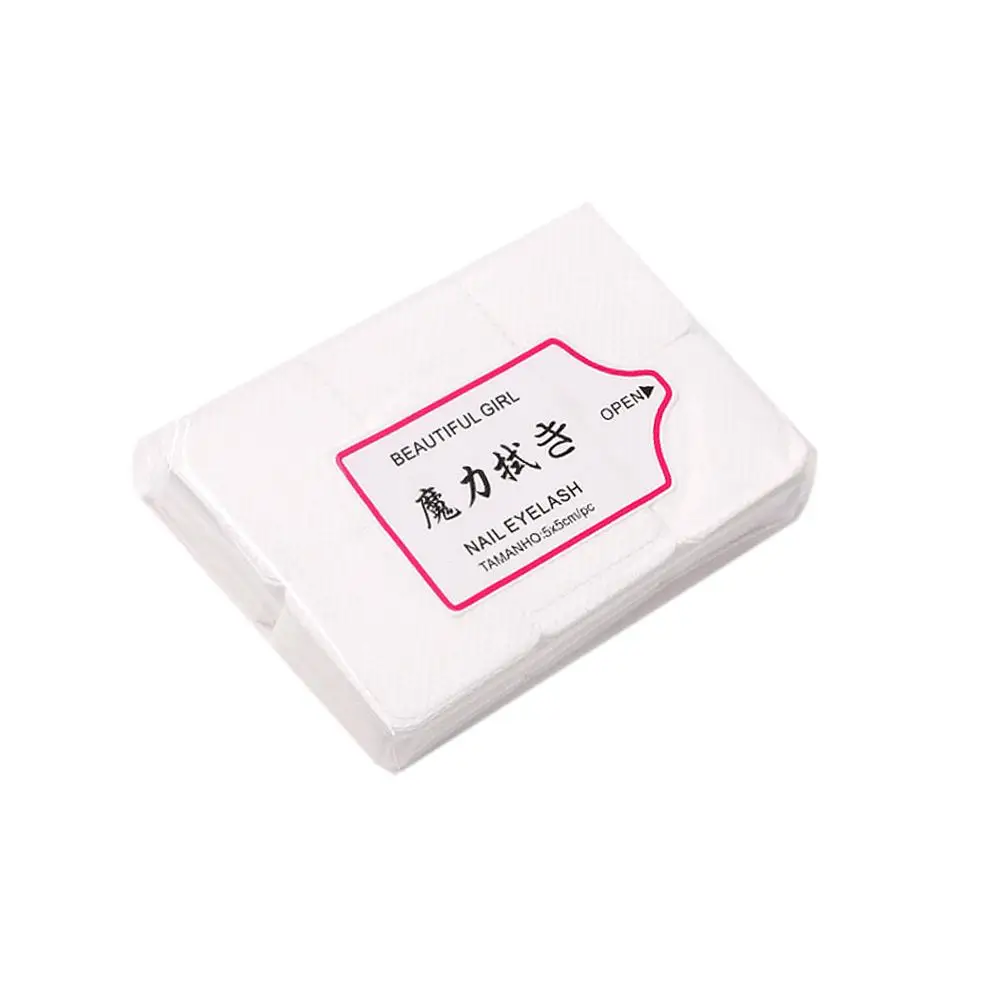Fussel freier Nagellack Magic Remover Baumwoll tücher UV-Papier Maniküre Gel Art Cleaner Nagel werkzeuge Entferner Reinigung Poliers pitzen e6r3