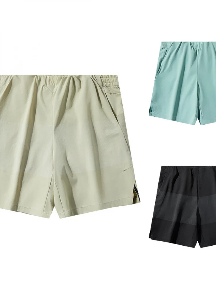 

Мужские эластичные дышащие брюки для бега и тренировок Qui Dry Sports, укороченные, для марафона и баскетбола