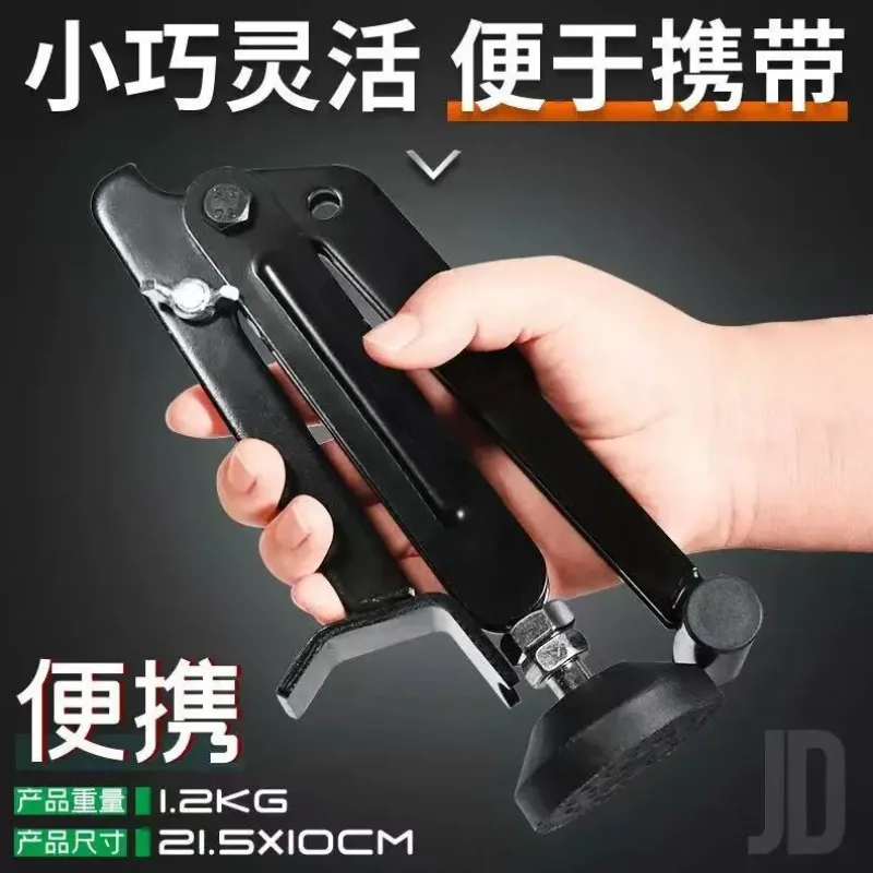 Foldable Motorcycle Stand Portable Single Swingarm Paddock Stand Bracket for Chain Cleaning Maintenance Repair Tools