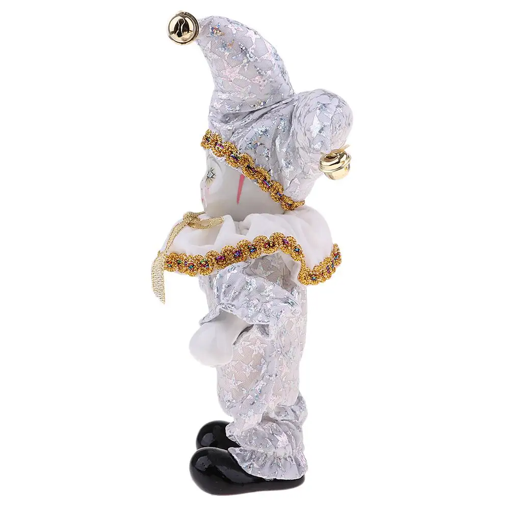 

5inch Lovely Porcelain Italian Standing Doll Collection White