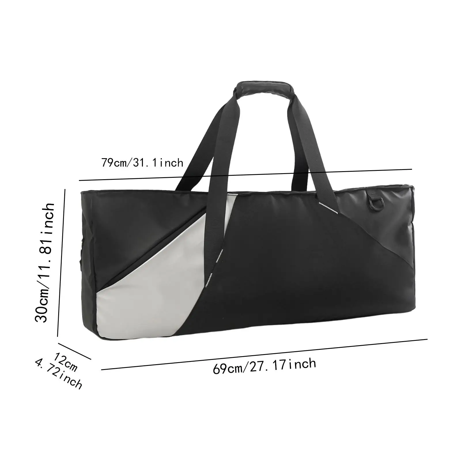 Badminton Racket Cover Bag Portable Waterproof Multiuse Tote Bag Organizer with Shoulder Strap and Hand Carry for Adults Unisex