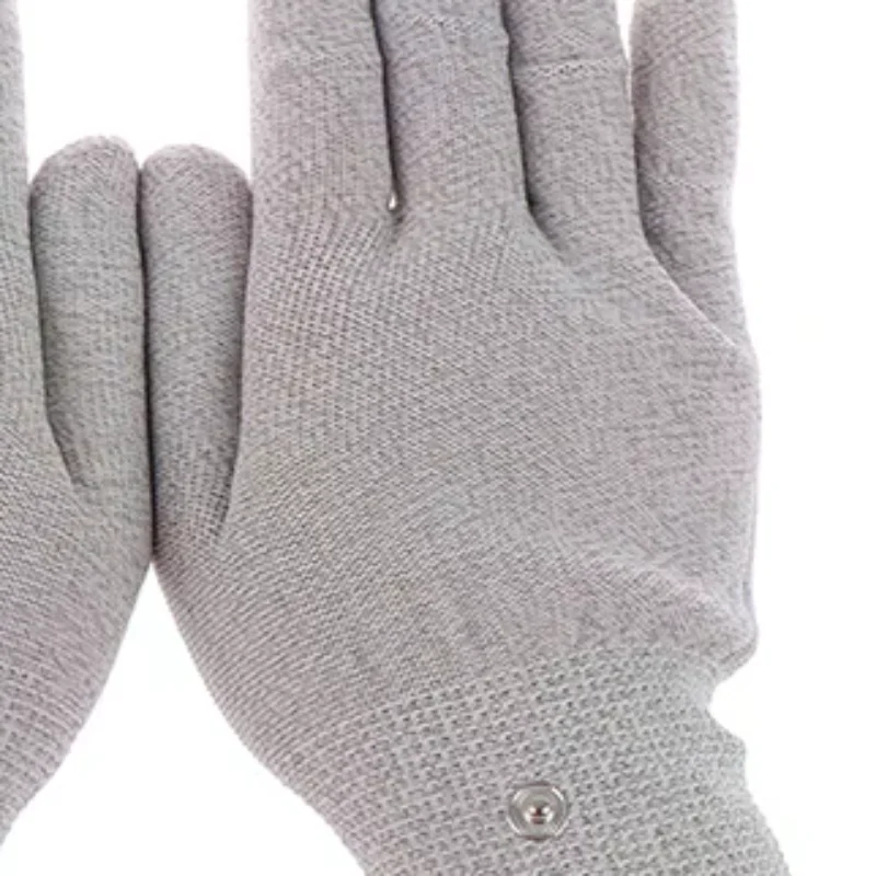 

1 пара проводящих электродных перчаток из серебряного волокна, подушечки для электротерапии, массажа