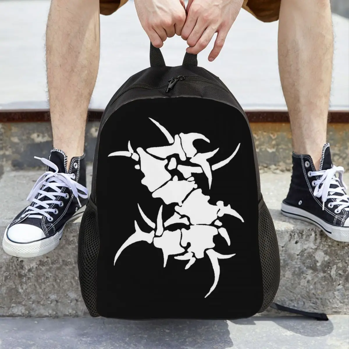 Sepultura Slayer Death Metal Backpack Daypack Large Capacity Children BookBag School Bag Shoulder Bags for Men Women