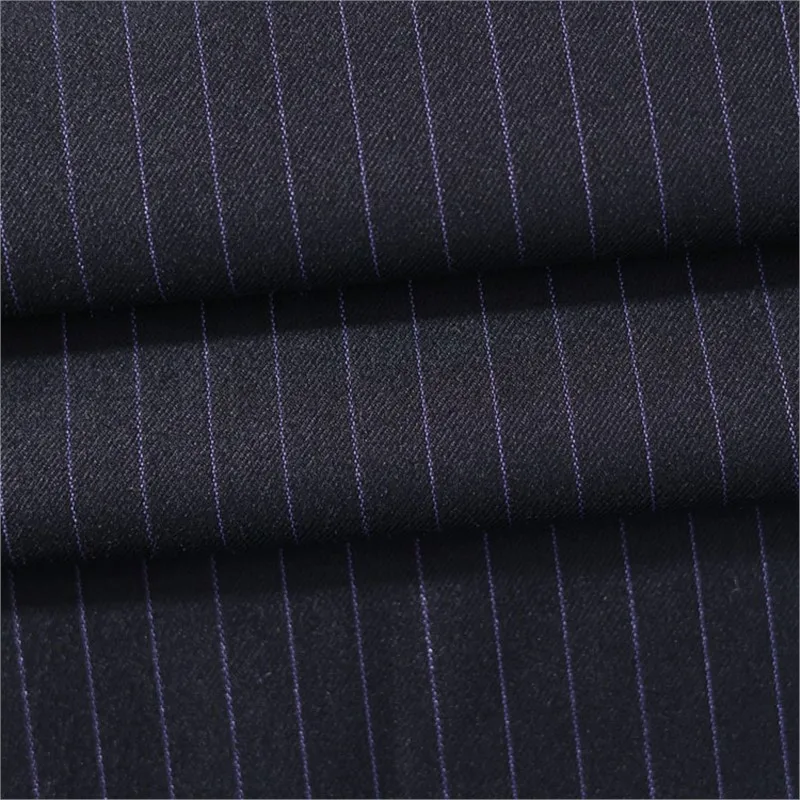 

New fashionable striped suit fabric elastic women's small