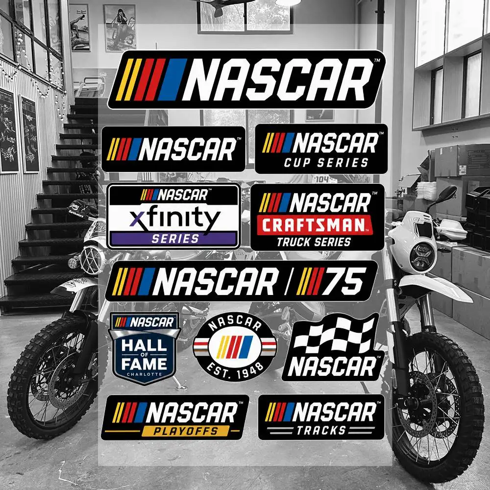 N-a-SCa-R Aesthetic Graffiti Waterproof PVC Stickers for Car Motorcycle Skateboard Helmet Notebook