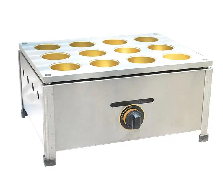 Li Appliance12 穴ワッフルメーカー小豆ケーキメーカー電気ガスおばん焼きメーカー無煙銅板スナック製造機