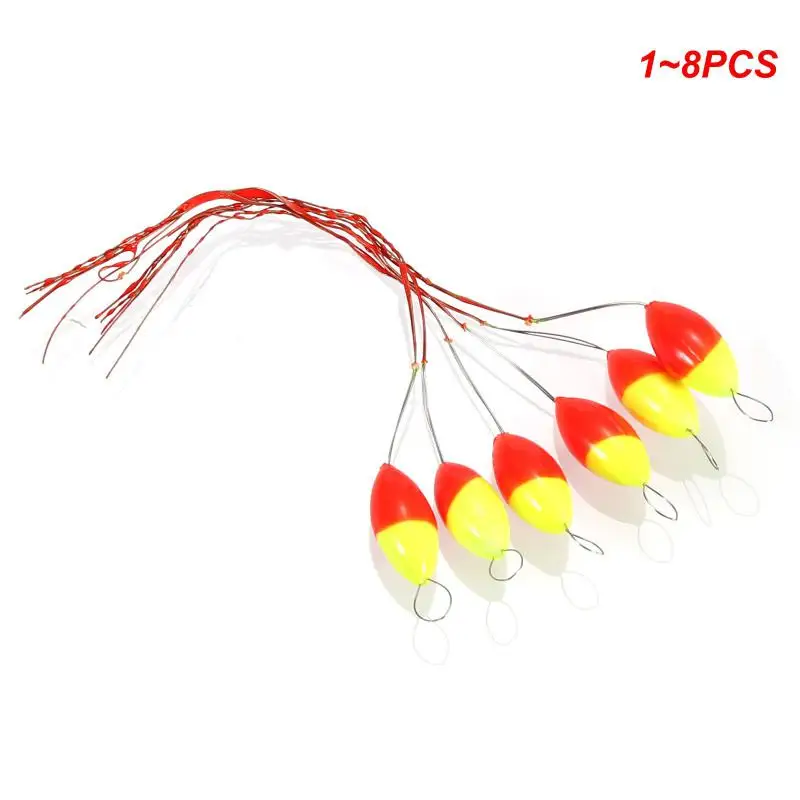 1~8PCS 5x Fishing Lure Floats Bobbers Slip Drift Tube Indicator Assorted Size Float IBO Outdoor Fishing Accessorie Fishing Float