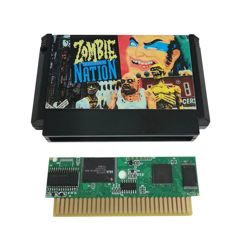 Zombie Nation  Family Computer FC Famicom NES Game Cartridge 60 Pin Retro Console