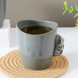 Kreatywne nieregularne kubki o dużej pojemności w domu kubek ceramiczny wspinaczki o wysokiej wartości kubek do wody do kawy