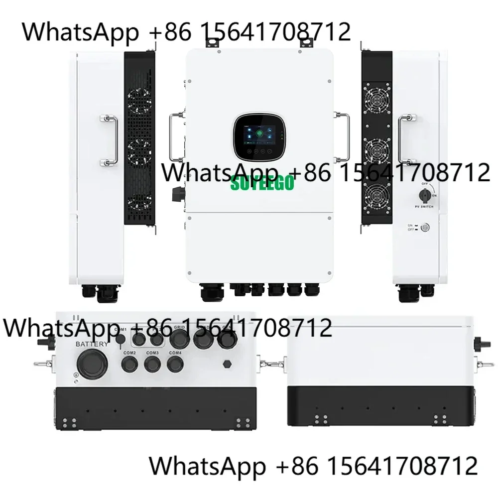 Peiqi SUYEEGO 6kw 8kw 10kw 12kw IP65 النظام الشمسي المنزلي RS485 شاشة الكريستال السائل موافقة السلامة المتعددة واحدة موازية الهجين العكسي #1
