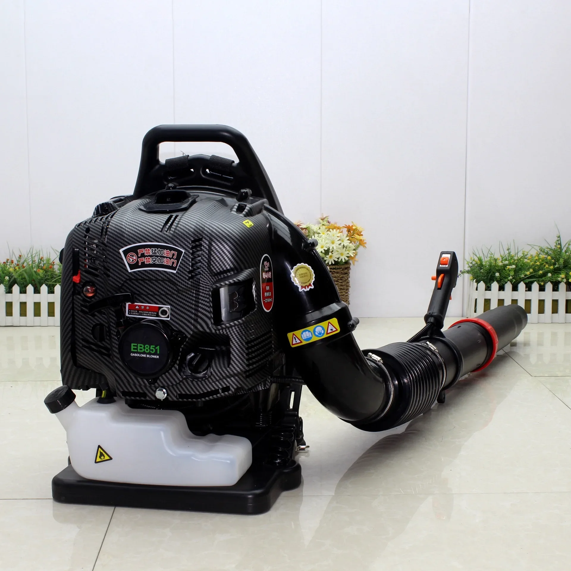 Gasoline Air Blower Leaf Blower EB851 78cc Four-stroke Knapsack Snow Blower High-Power Wind Fire Extinguisher Carbon Fiber