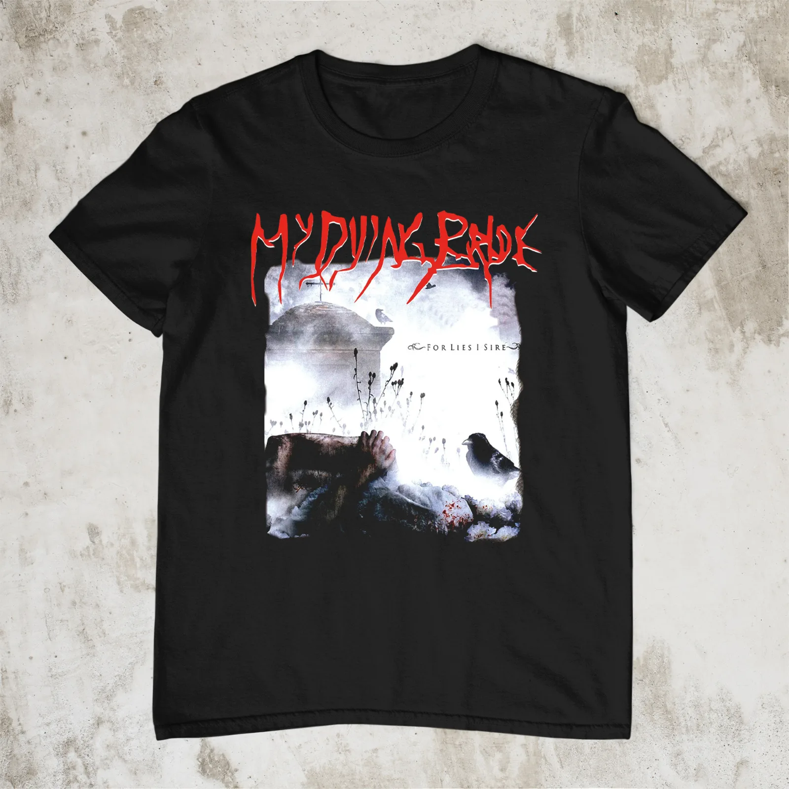 My Dying Bride For Lies I Sire Short Sleeve Black All Size T-Shirt QQ1460